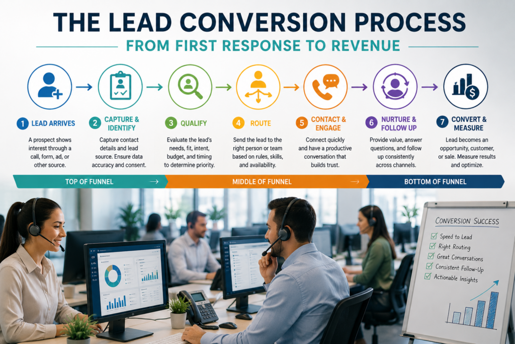 The Lead Conversion Process: From First Response to Revenue